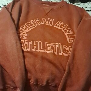 American Eagle Outfitters womens sweat shirt Rust color size Large oversized